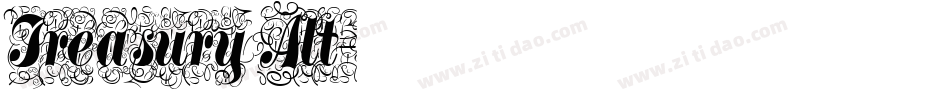 Treasury Alt字体转换